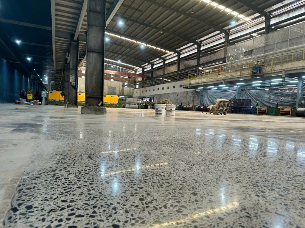 Thi công đánh bóng Bê Tông trọn gói